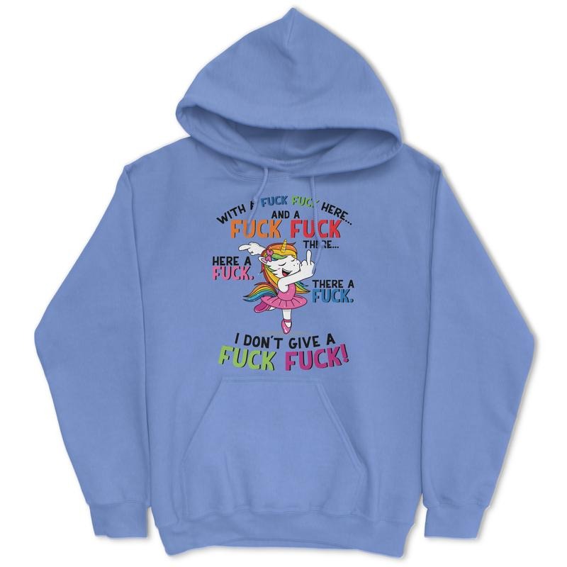 Funny Unicorn Hoodie - Women's Pullover Hoodie - Long Sleeve - Casual T-Shirts, Sweatshirt | GrindPrints.com