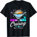 Funny Vacation Shirt, Funny Cruising Squad 2024 Girls Gone Cruising Girl Love Trip T-Shirt Menswear Casual Cotton Hoodie,...