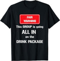 Funny Vacation Shirt, Funny Drink Package Vacation T-Shirt Top Casual Cotton Hoodie, Sweatshirt | GrindPrints.com