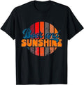 Funny Vacation Shirt, Funny Summer Vacation Beers and Sunshine Retro Beach T-Shirt Menswear Casual Cotton Hoodie, Sweatshirt