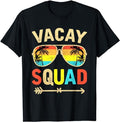 Funny Vacation Shirt, Vacay Squad Funny Beach Summer Vacation Family Matching Trip T-Shirt Menswear Casual Cotton Hoodie,...