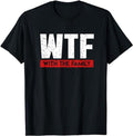 Funny Vacation Shirt, WTF With The Family On Vacation Funny Shirt Gag Gift Menswear Casual Cotton Hoodie, Sweatshirt