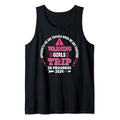 Funny Vacation Tank Top, Girls Vacation Funny Shirts Women's Girls Weekend Trip 2024 Tank Top Casual Cotton Fabric...