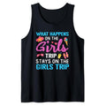 Funny Vacation Tank Top, Girls Weekend Trip Ideas Party Funny Vacation for Women Tank Top Casual Cotton T-Shirts, Hoodie,...