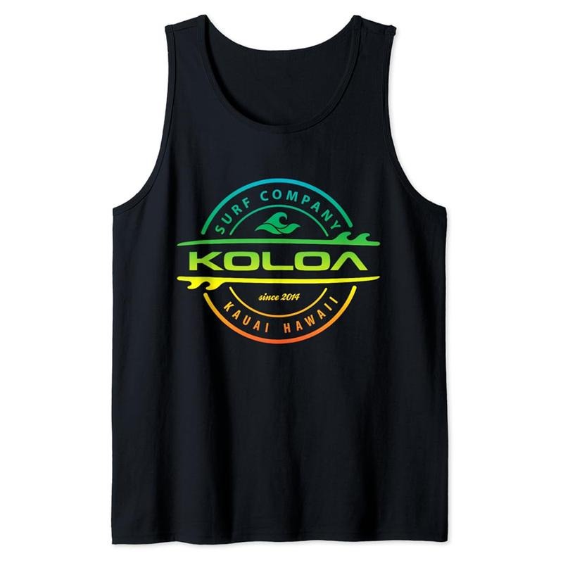 Funny Vacation Tank Top, Koloa Surf Thruster Multicolor Logo Tank Top Unisex Casual Classic T-Shirts, Hoodie, Sweatshirt