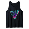 Funny Vacation Tank Top, Summer Night Tropical Beach Coco Palm Sunset Vacation Tank Top Unisex Casual Classic T-Shirts,...