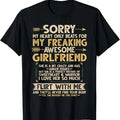 Funny Valentine Shirt, Best Gifts for Girlfriends, I Love My Freaking Awesome Girlfriend T-Shirt