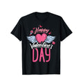 Funny Valentine's Day Graphic Tee for Men - 100% Cotton, Short Sleeve, Crew Neck T-Shirt with Heart & Love Print