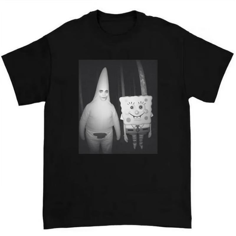 Funny Vampire and Sponge Creepy Woods T-Shirt Featuring Vintage Twilight Meme Design Hoodie, Sweatshirt | GrindPrints.com