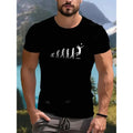 Funny Volleyball Design Ball Sports Athletes Shirt - Men's Round Crew Neck Short Sleeve Tee - Casual Comfy Lightweight...