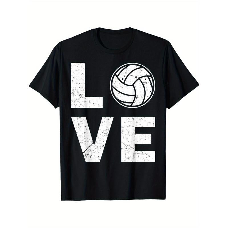 Funny Volleyball Design For Men Ball Volleyball Player T-Shirt made in usa Hoodie, Sweatshirt | GrindPrints.com