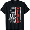 Funny Welder Shirt, Welder Gifts, USA American Welding Worker Metalworking Lover T-Shirt