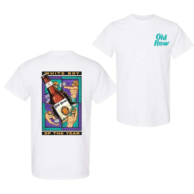 Funny White Boy Of The Year Volleyball Old Row T-Shirt , For Men And Women Hoodie, Sweatshirt | GrindPrints.com