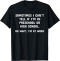 Funny Work Shirts, Funny Work Office Workplace Sarcastic Fun Saying T-Shirt Menswear Casual Cotton Hoodie, Sweatshirt
