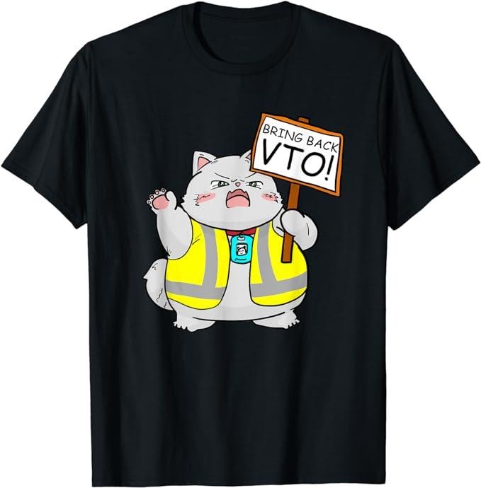 Funny Work Shirts VTO Chubby Kitten Coworker Associate Bring Back VTO Menswear Casual Cotton T-Shirts, Hoodie, Sweatshirt