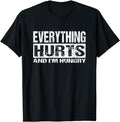 Funny Work Everything Hurts I'M Hungry Funny Workout Joke Menswear Casual Cotton T-Shirts, Hoodie, Sweatshirt