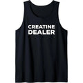 Funny Workout Top - CREATINE DEALER Tank Top made in USA T-Shirts, Hoodie, Sweatshirt | GrindPrints.com
