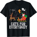 Funny Xmas Family Cats Everybody Cat Funny Xmas Santa Menswear Top T-Shirts, Hoodie, Sweatshirt