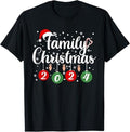 Funny Xmas Men Women Family T-Shirt, Family Christmas 2024 Xmas Holiday Pajamas Family Vacation T-Shirt