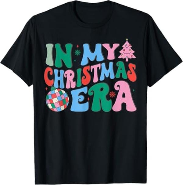 Funny Xmas Men Women Family T-Shirt, Funny In My Christmas Era Christmas Family Matching Xmas T-Shirt