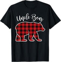 Funny Xmas Family Uncle Bear Pajama Red Buffalo Xmas Funny Family Menswear Top T-Shirts, Hoodie, Sweatshirt