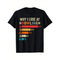 Funny bowling man why I lost bowling t-shirt made in usa Hoodie, Sweatshirt | GrindPrints.com