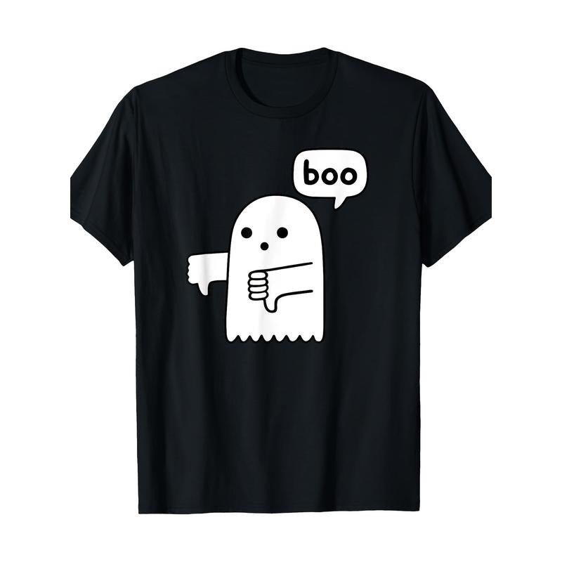 Funny Thumb Down Ghost Scream Boo Disapproves 100% Cotton Made USA T-Shirts, Hoodie, Sweatshirt