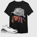 Future 1, 3 Cement Grey Unisex Shirt, Shirt To Match Sneaker, Hiphop Rap Tee Cotton Menswear Top Hoodie, Sweatshirt