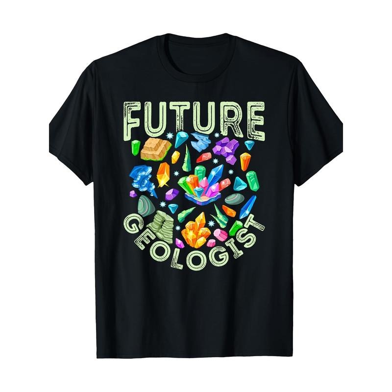 Future Geologist Geology Enthusiast Rock Collector 100% Cotton Made USA T-Shirts, Hoodie, Sweatshirt
