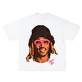 Future Pink Cute Rap Graphic Big Face T-shirt Hoodie, Sweatshirt | GrindPrints.com