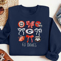 GA Bulldogs Tee, Georgia Football Sweatshirt, Football Gameday Classic Cotton Sweaters Menswear Football, For Men, For...