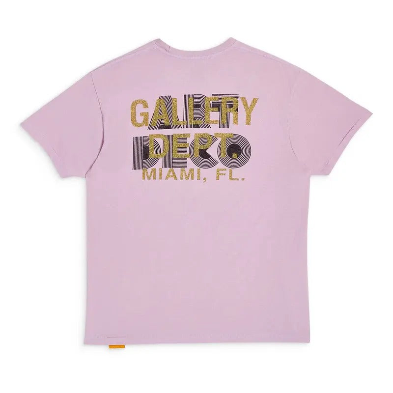 GALLERY DEPT ART DECO TEE Retro 3D Letter English Printed Round Neck Short Sleeve T-shirt Hoodie, Sweatshirt