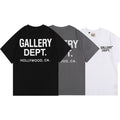 GALLERY DEPT T-shirt Cotton Fashion T shirt classic letter print T-shirts for men and women couples loose Leisure short...