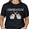GEN X T-shirt Casual Comfortable Top Hoodie, Sweatshirt | GrindPrints.com