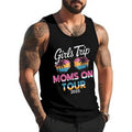GIRLS TRIP MOMS ON TOUR 2025 Unisex Tank Top, Cotton, Size S-3XL T-Shirts, Hoodie, Sweatshirt | GrindPrints.com