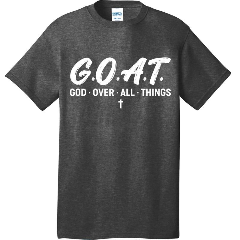 GOAT God Over All Things T-Shirt Menswear Top Hoodie, Sweatshirt | GrindPrints.com