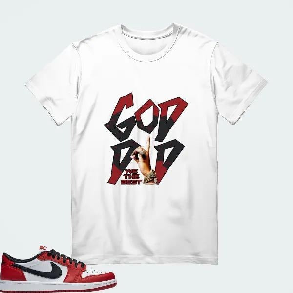 [GOOD KID] AJ1 Low OG Chicago Matching Tee Hoodie, Sweatshirt | GrindPrints.com