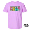 GRAMMY Neon Spotted Comfort Colors T-Shirt Hoodie, Sweatshirt | GrindPrints.com