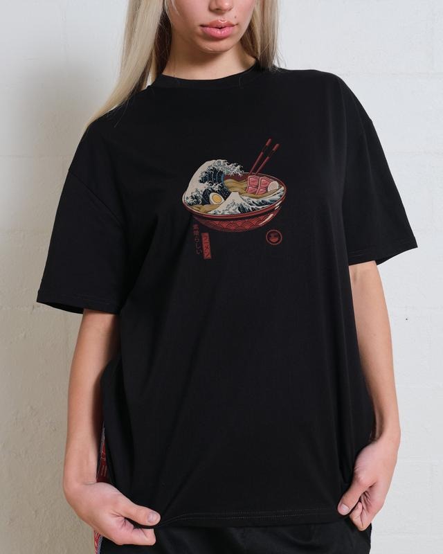 GREAT RAMEN WAVE T-SHIRT, Men Summer Fashion Cotton, Cotton Menswear, S to 3XL Soft Top Hoodie, Sweatshirt | GrindPrints.com