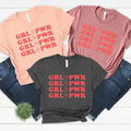 GRL PWR Shirt, Empowering Girl Power Shirt, Feminist Apparel for Women and Girls Cute and Stylish Shirt, Perfect Gift for...
