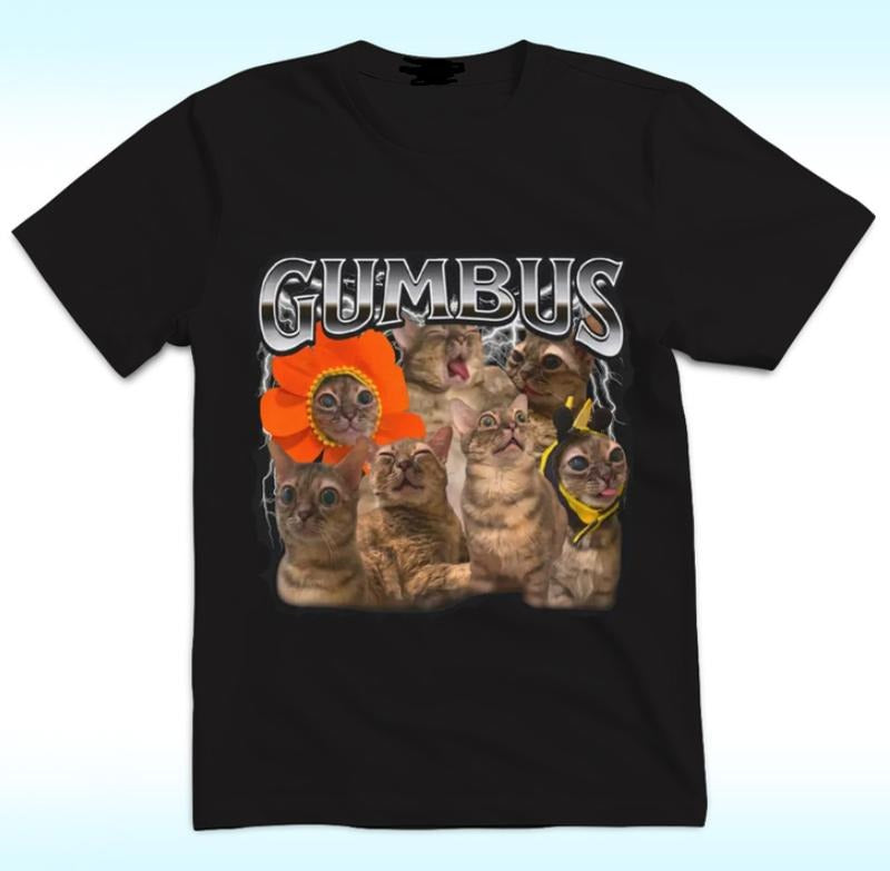 GUMBUS Cat Funny Shirt Classic Cotton Hoodie, Sweatshirt | GrindPrints.com