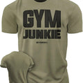 GYMISH Gym Junkie Funny Workout Gym T-Shirt for Men Hoodie, Sweatshirt | GrindPrints.com