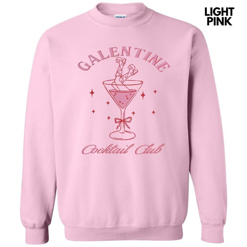 Galentine Cocktail Club Sweatshirt T-Shirts, Hoodie | GrindPrints.com
