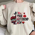 Galentine's Gang Crewneck Sweatshirt, Valentine's Day Movies Hoodies, Valentine Graphic Tees | GrindPrints.com