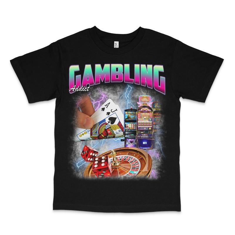 Gambling Rap Tee Custom Printed T-Shirt Hoodie, Sweatshirt | GrindPrints.com