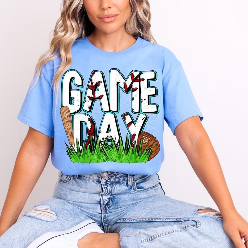 Game Day Baseball DTF Transfers - THIS IS NOT A SHIRTstyle{n002}2 T-Shirts, Hoodie, Sweatshirt | GrindPrints.com
