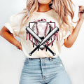 Game Day Baseball Drip T-Shirt, Baseball Coquette T-Shirt, Baseball Mama Shirt, Baseball Home Plate, Tis the Season...