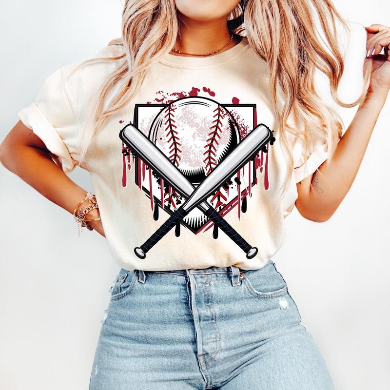 Game Day Baseball Drip T-Shirt, Baseball Coquette T-Shirt, Baseball Mama Shirt, Baseball Home Plate, Tis the Season...