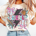 Game Day Coquette Baseball Brushstroke Sporty Mama Tops Shirt T-Shirts, Hoodie, Sweatshirt