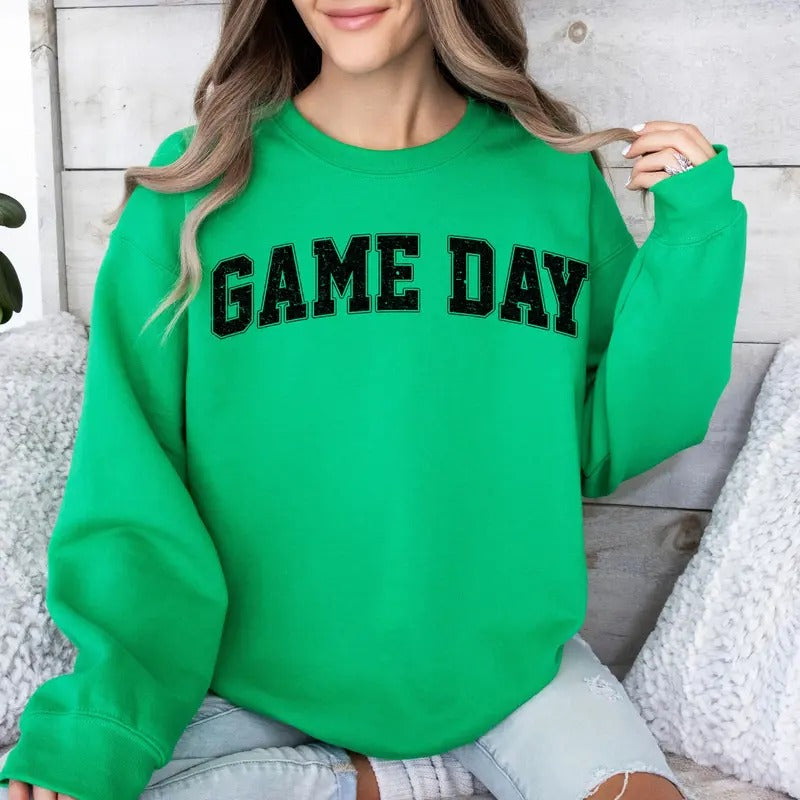 Game Day Crewneck Sweatshirt Perfect for watching your favorite team. T-Shirts, Hoodie | GrindPrints.com
